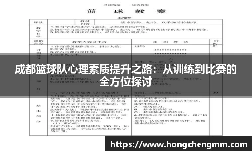 成都篮球队心理素质提升之路：从训练到比赛的全方位探讨